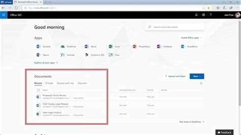 Get started at Microsoft365.com .